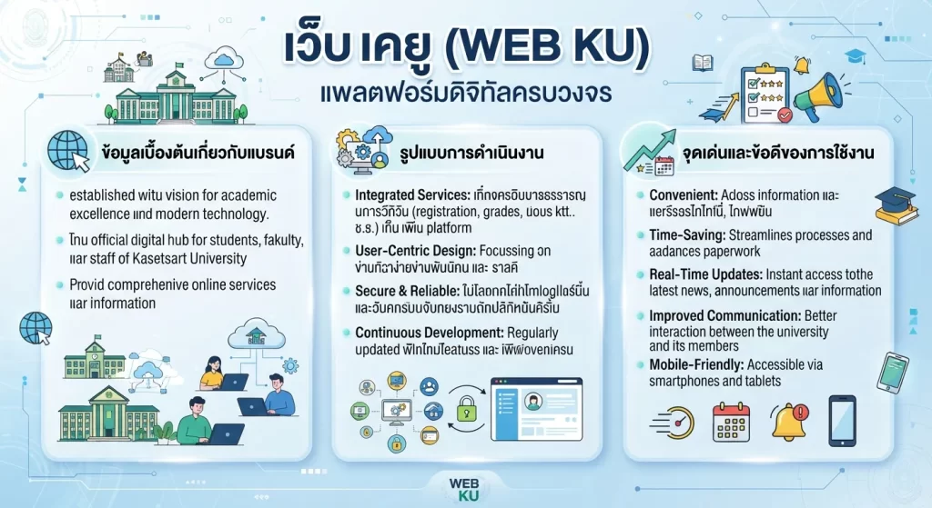 จุดเด่นและข้อดีของการใช้งาน เว็บ เค ยู